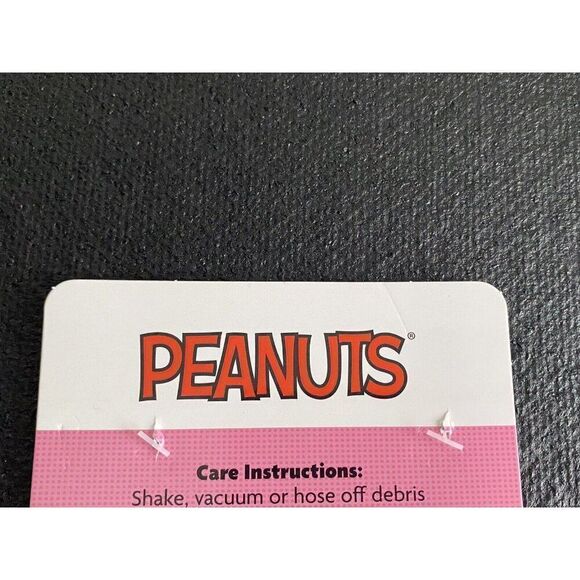 Peanuts Snoopy Valentines Outdoor Rubber Door Mat Rug 18X30” Red Hearts NEW - Picture 10 of 13